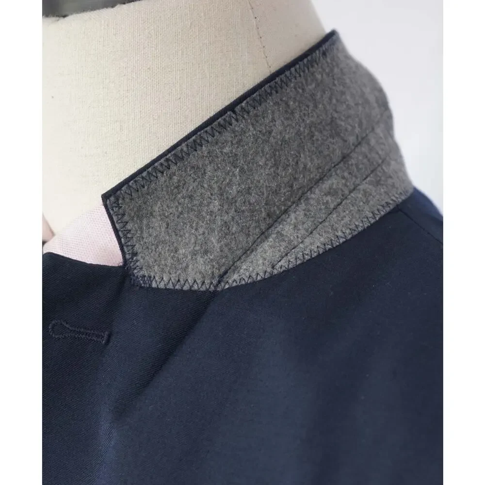 ARMANI EXCHANGE - Solid Navy Blue Blazer - 40S